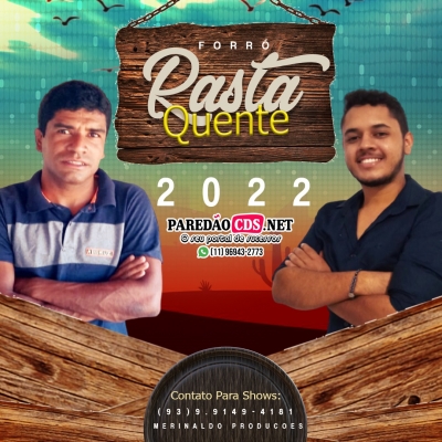 Forro Rasta Quente Cd Novo 2022 - Promocional